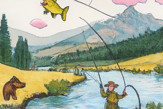 Winnie the Pooh and Piglet Trespass While Chasing Trout
