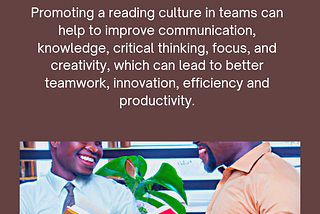 Inspiring your team to read