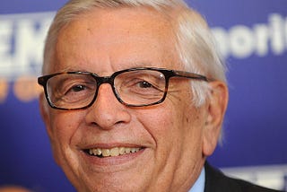 NEW YORK, NY — OCTOBER 26: Former NBA Commissioner David Stern attends the “Kareem: Minority Of One” New York Premiere at Tim