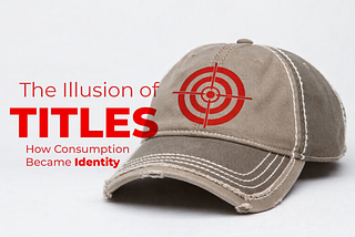 A minimal cover image showing a beige cap with a red target symbol, representing how individuals are targeted through consumption-based identity.