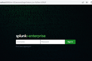 Splunk + Docker + Serilog + C#