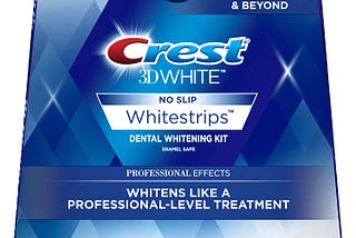 Crest 3D Professional Effects Teeth Whitening Strips Review