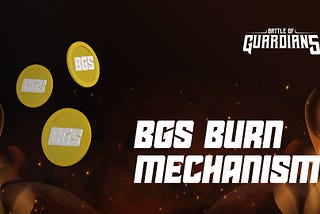 BOG — Introducing: BGS burn mechanism