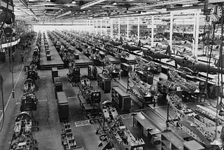 Image of a US factory of the early 20th century