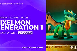 Pixelmon, Unlockd’s New Collection Supported.