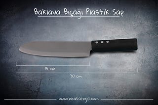 Baklava Bıçağı Plastik Sap 30 cm