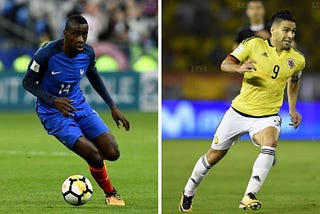 Les Bleus se préparent face à la Colombie