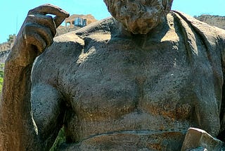 A photo of a state of Socrates