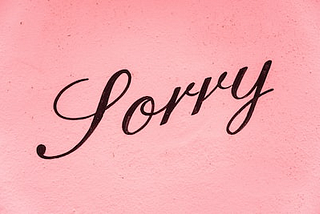 An Apology to My Followers