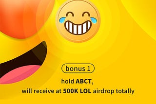 500K LOL AIRDROP TO ABCT HOLDERS