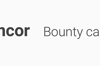 Jincor bounty campaign announcement