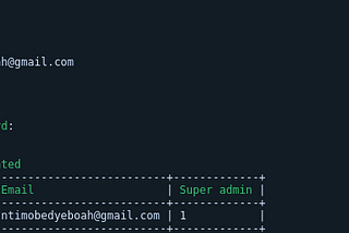 How to write an artisan command in Laravel to register a super admin