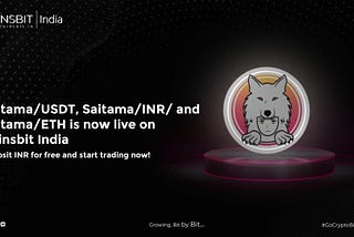 SAITAMA goes live on Coinsbit India