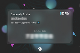 Apply for Zecrey Legend Pre-Testnet Whitelist!