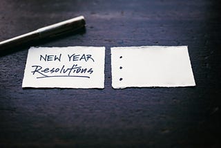 new year resolutions