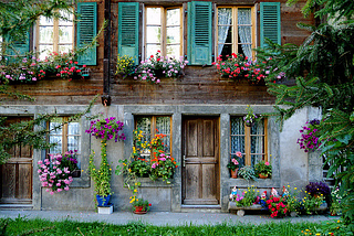 Floral Entry, Lauterbrunnen, Switzerland