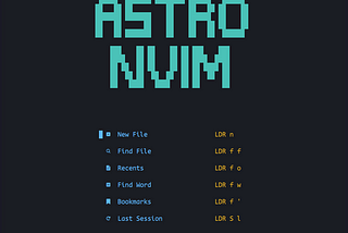 AstroNvim Setup in Fedora 39