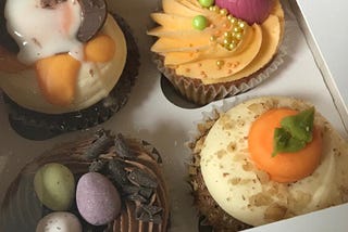 Delicious Easter themed cupcakes from Cake Origin. A local boutique near me. My family enjoyed these. If only they had some gluten-free cakes I could eat. https://www.cakeorigin.com/