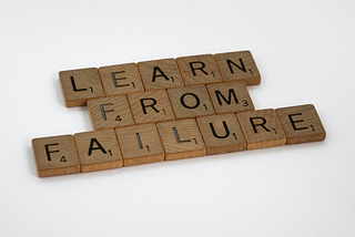Ready, set, fail — my tale of not learning from failures.