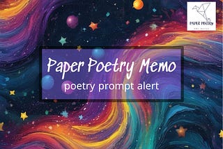 Paper Poetry Memo — May Poetry Prompt Alert