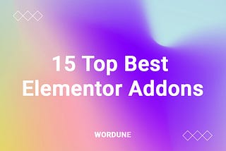 Best Elementor addons