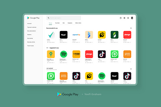 Google Playstore Web app