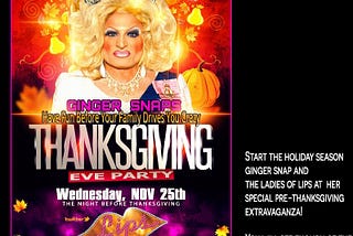 Thanksgiving Eve at LIPS!