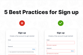 5 Best Practices for the Sign-up Flow (with examples!)
