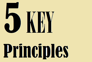 The 5 key principles for partnership startup success