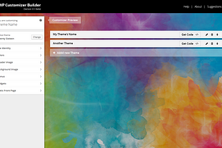 WordPress Theme Customizer Builder: The Story