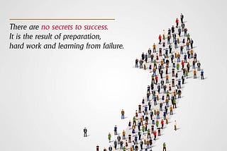 There are no secrets to success.