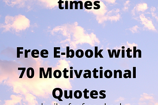 70 Motivational Quotes