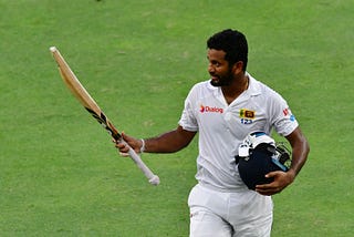 Karunaratne’s 196 puts Sri Lanka on top in the second Test at Dubai