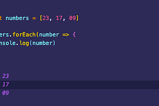 JavaScript Simple Array Iterators