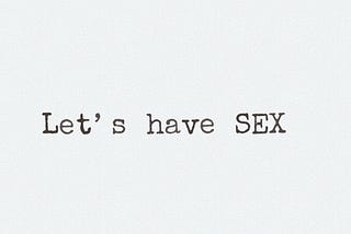 Let’s have sex, it is raining