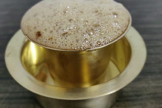 Funny thing about Kaapi