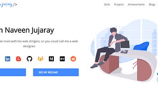 Portfolio using Flutter