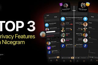 Top 3 Privacy Features in Nicegram
