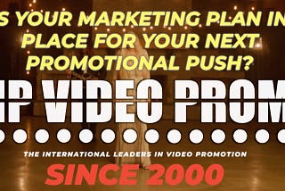 Music Video Promotion and Marketing for the remainder of 2023