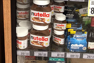 O curioso caso do aprisionamento de Nutella