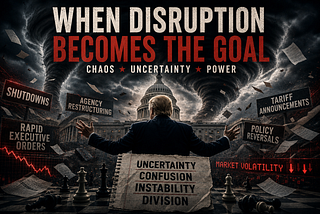 When Disruption Becomes the Goal