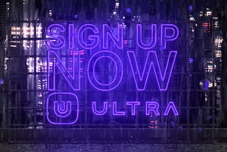 Secure your free account name on the Ultra platform.