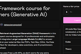 RAG Framework crash course (Generative AI) for beginners