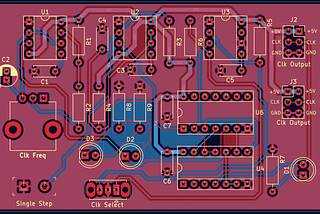 Timing circuit PCB CAD design