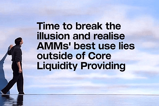 Temporal Function Market Making (TFMM) — The use of AMMs outside of Core Liquidity Providing.