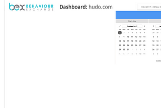 Sneak peek of BehaviourExchange User Interface