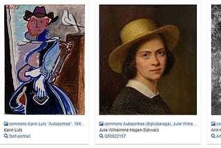 New article about paintings on Wikidata