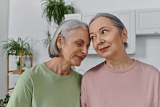 two sisters reconnecting after many years apart