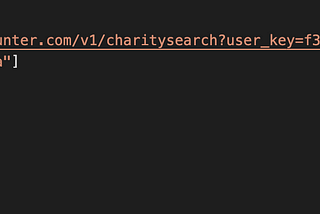 The Charity Search CLI App