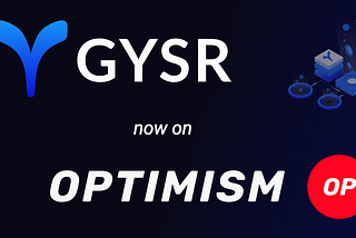 GYSR is now on Optimism!